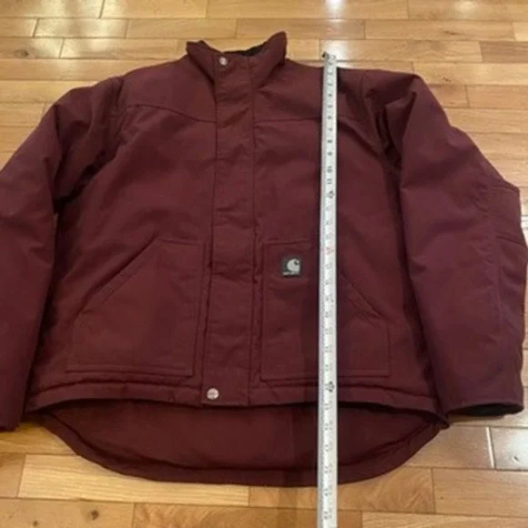 Carhartt Insulated Full-Zip Jacket Men's Size Med J174-RDW